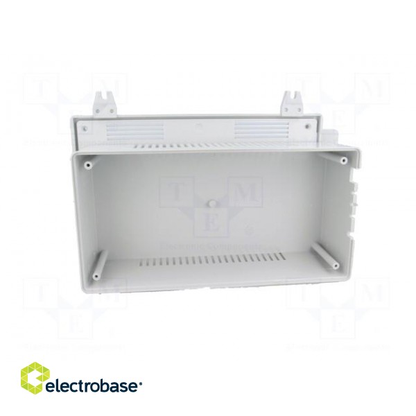 Enclosure: for power supplies | X: 112mm | Y: 222mm | Z: 72mm | ABS | grey image 4