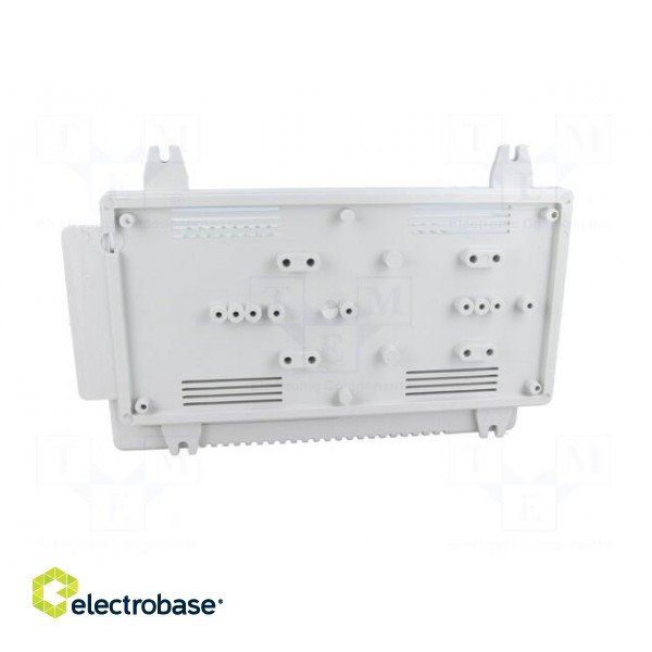 Enclosure: for power supplies | X: 112mm | Y: 222mm | Z: 72mm | ABS | grey image 8