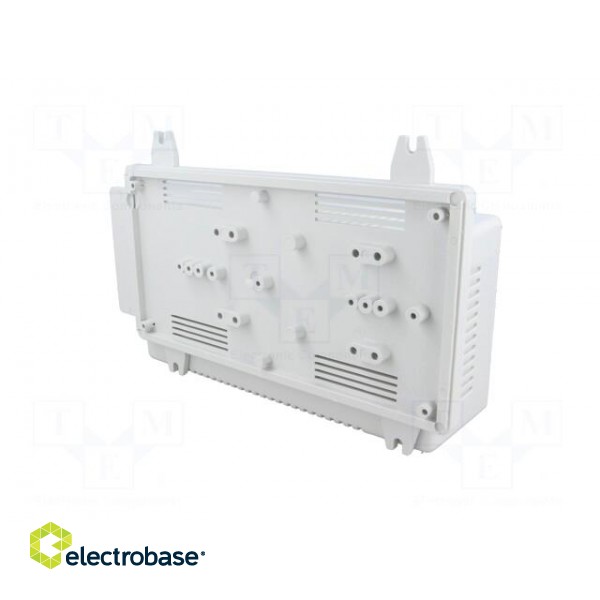 Enclosure: for power supplies | X: 112mm | Y: 222mm | Z: 72mm | ABS | grey image 9