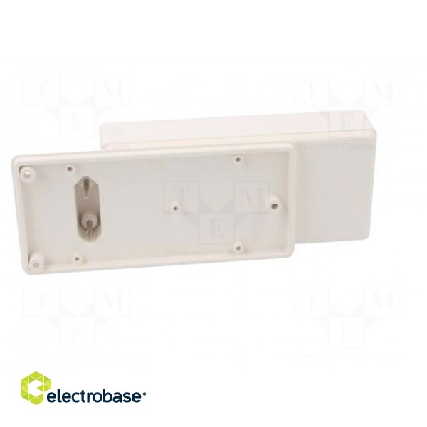 Enclosure: for power supplies | X: 120mm | Y: 56mm | Z: 31mm | ABS | white image 8