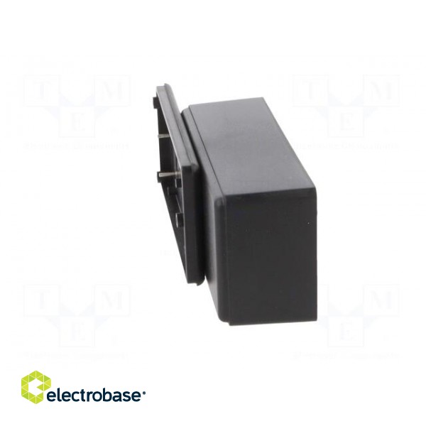 Enclosure: for power supplies | X: 120mm | Y: 56mm | Z: 42mm | ABS | black paveikslėlis 10