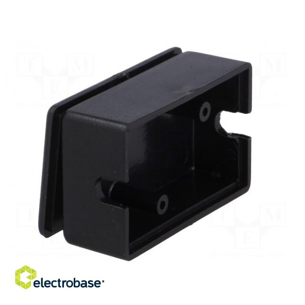 Enclosure: for power supplies | X: 28mm | Y: 45mm | Z: 18mm | ABS | black фото 2