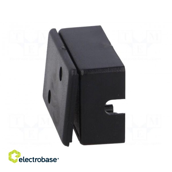 Enclosure: for power supplies | X: 28mm | Y: 45mm | Z: 18mm | ABS | black фото 9