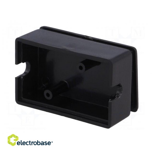 Enclosure: for power supplies | X: 28mm | Y: 45mm | Z: 18mm | ABS | black фото 4
