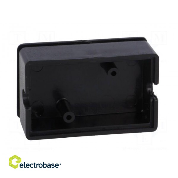 Enclosure: for power supplies | X: 28mm | Y: 45mm | Z: 18mm | ABS | black image 3