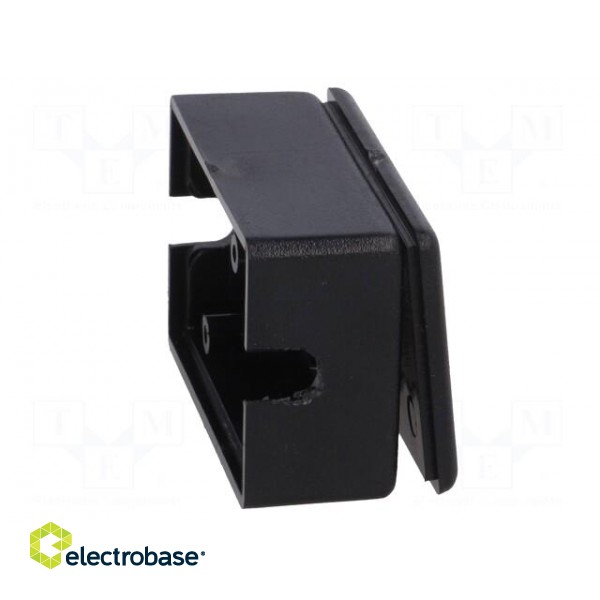 Enclosure: for power supplies | X: 28mm | Y: 45mm | Z: 18mm | ABS | black фото 5