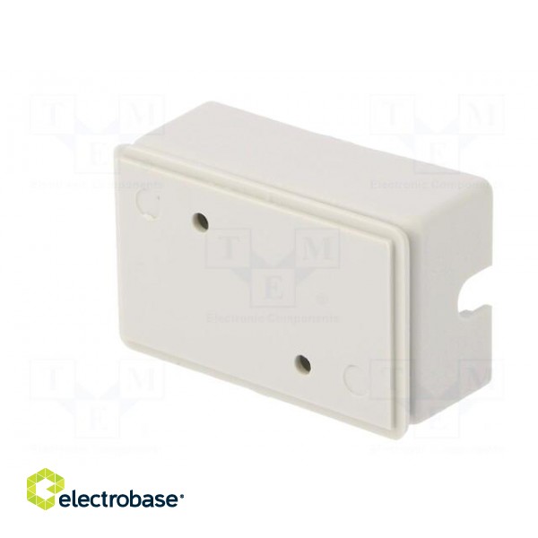 Enclosure: for power supplies | X: 28mm | Y: 45mm | Z: 18mm | ABS | grey image 5