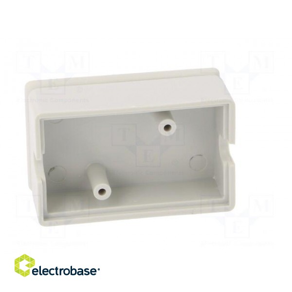 Enclosure: for power supplies | X: 28mm | Y: 45mm | Z: 18mm | ABS | grey фото 8