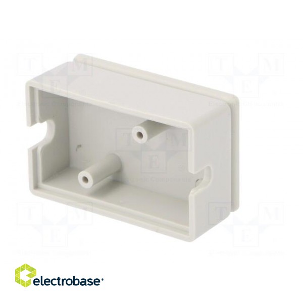 Enclosure: for power supplies | X: 28mm | Y: 45mm | Z: 18mm | ABS | grey paveikslėlis 9