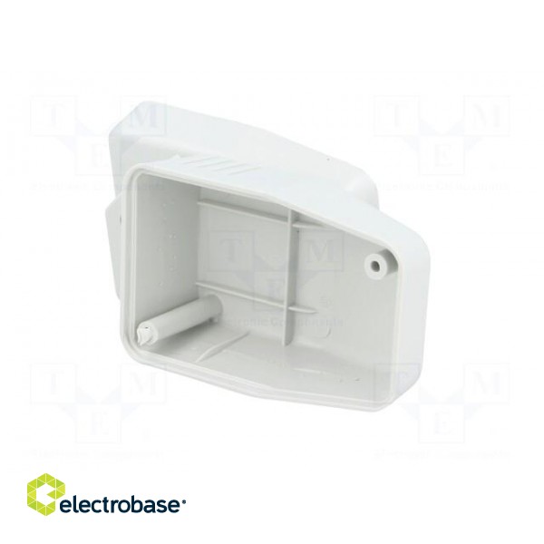 Enclosure: for power supplies | X: 40mm | Y: 66mm | Z: 40mm | ABS | grey фото 4