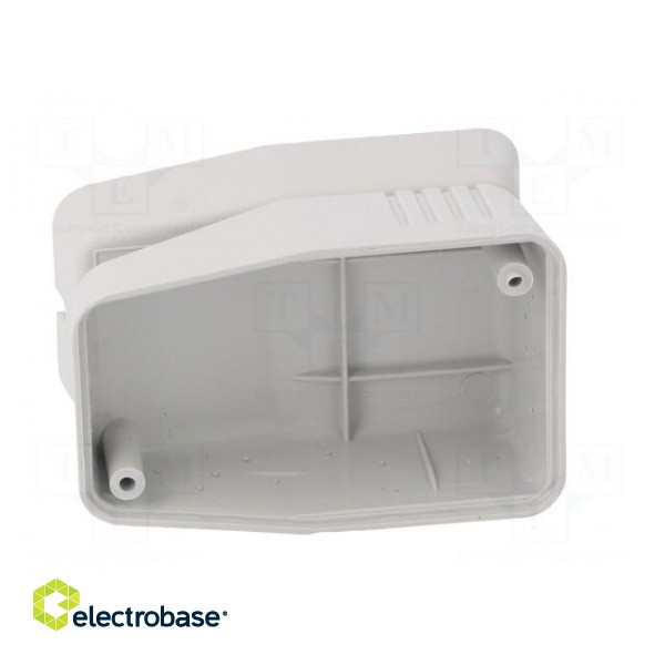Enclosure: for power supplies | X: 40mm | Y: 66mm | Z: 40mm | ABS | grey image 8