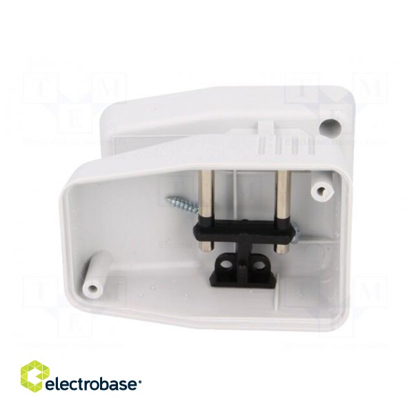 Enclosure: for power supplies | X: 45mm | Y: 70mm | Z: 40mm | ABS | grey фото 3