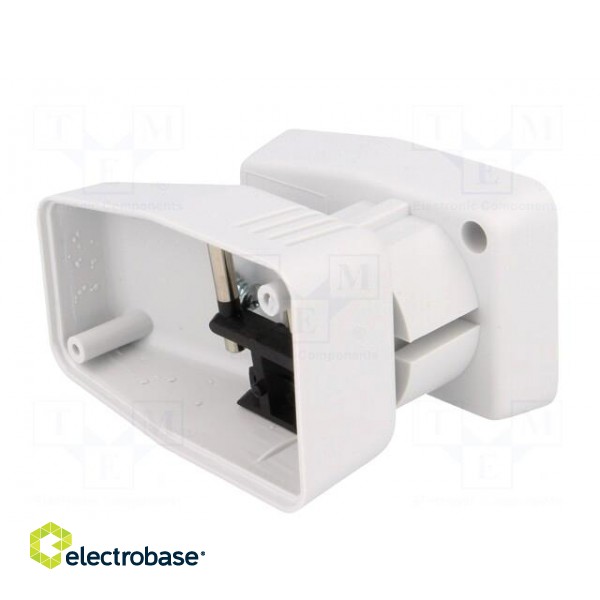 Enclosure: for power supplies | X: 45mm | Y: 70mm | Z: 40mm | ABS | grey image 4