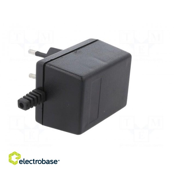 Enclosure: for power supplies | X: 46mm | Y: 65mm | Z: 37mm | ABS | black image 4
