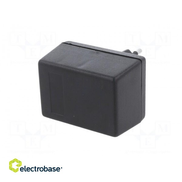 Enclosure: for power supplies | X: 46mm | Y: 65mm | Z: 37mm | ABS | black image 6