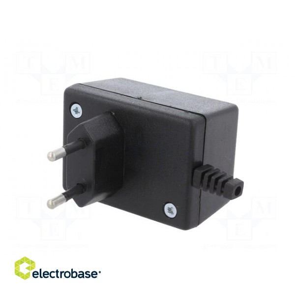 Enclosure: for power supplies | X: 46mm | Y: 65mm | Z: 37mm | ABS | black фото 2