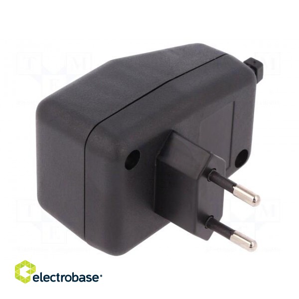 Enclosure: for power supplies | X: 48mm | Y: 71mm | Z: 48mm | black image 1