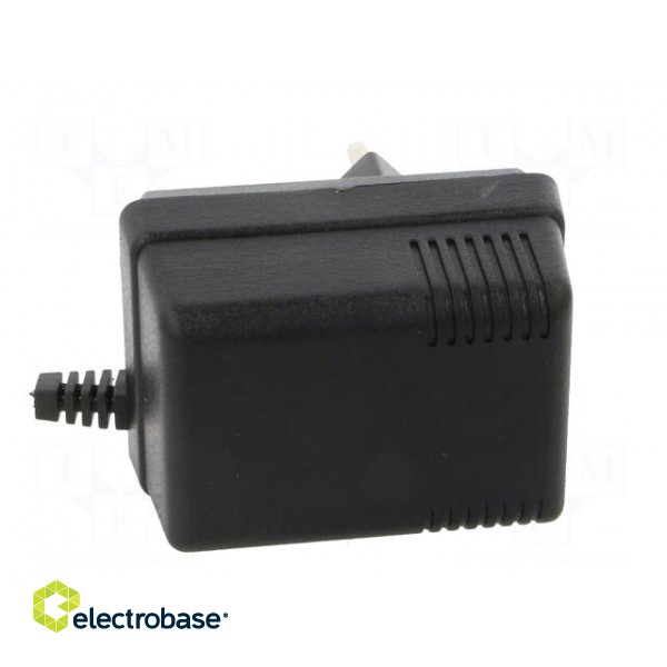 Enclosure: for power supplies | X: 52mm | Y: 70mm | Z: 47mm | ABS | black фото 7