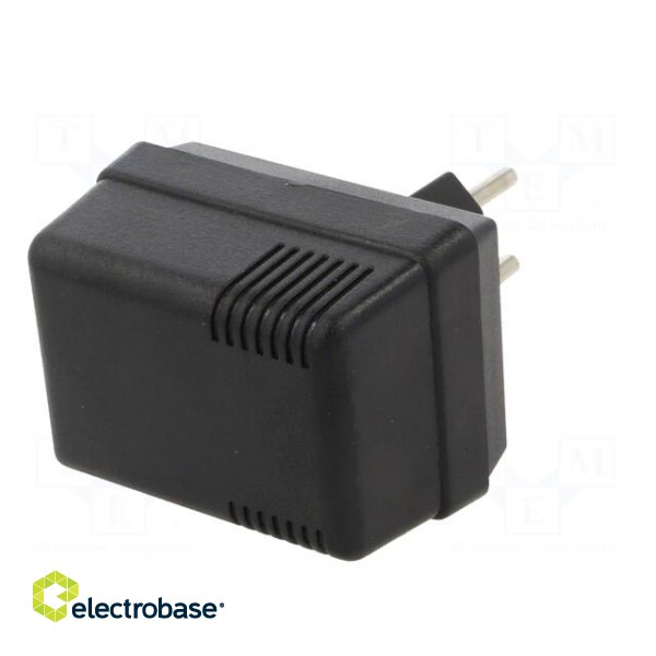 Enclosure: for power supplies | X: 52mm | Y: 70mm | Z: 47mm | ABS | black image 8