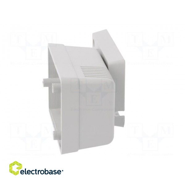 Enclosure: for power supplies | X: 52mm | Y: 70mm | Z: 47mm | ABS | grey image 6