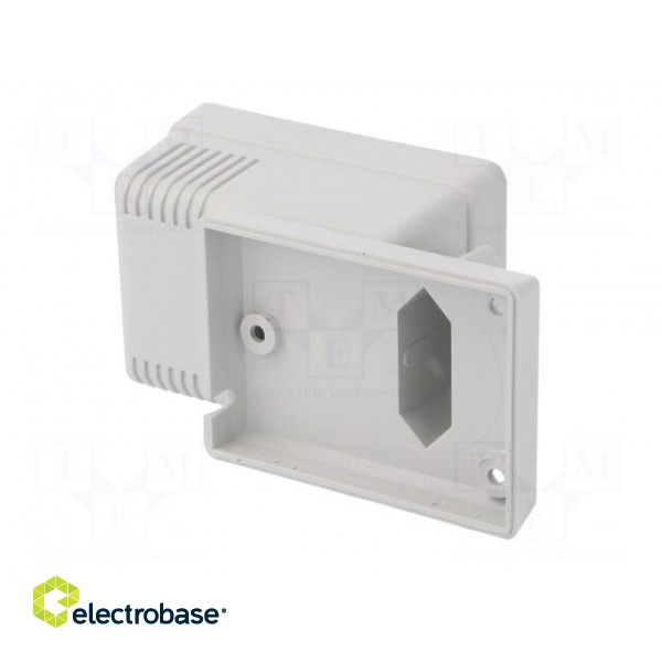 Enclosure: for power supplies | X: 52mm | Y: 70mm | Z: 47mm | ABS | grey фото 9