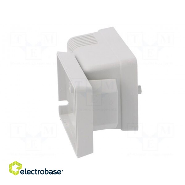 Enclosure: for power supplies | X: 52mm | Y: 70mm | Z: 47mm | ABS | grey image 10