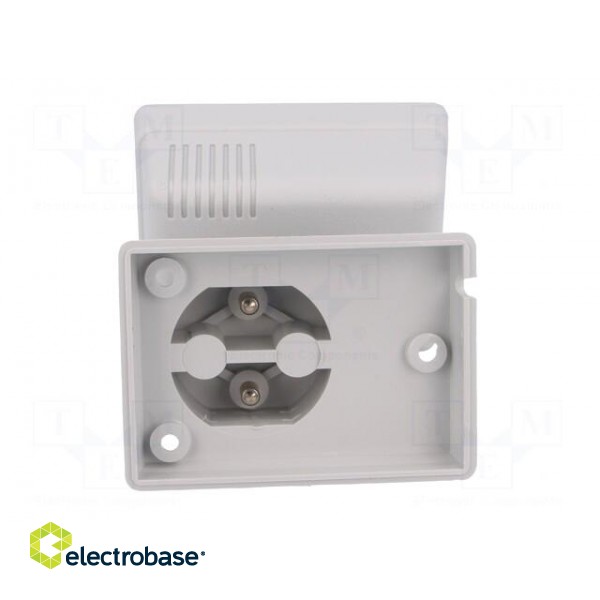 Enclosure: for power supplies | X: 52mm | Y: 73mm | Z: 46mm | ABS | grey image 7