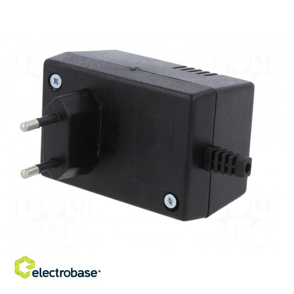 Enclosure: for power supplies | X: 54mm | Y: 81mm | Z: 46mm | ABS | black фото 2