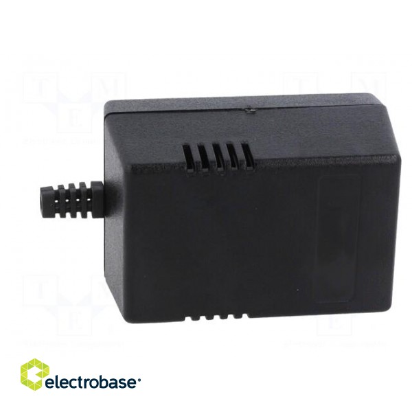 Enclosure: for power supplies | X: 54mm | Y: 81mm | Z: 46mm | ABS | black фото 5