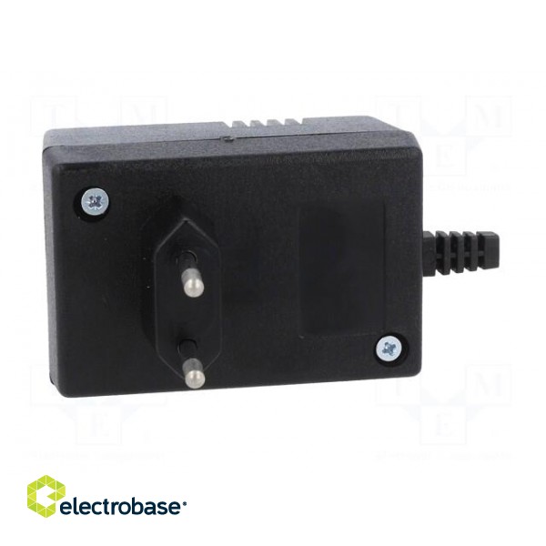 Enclosure: for power supplies | X: 54mm | Y: 81mm | Z: 46mm | ABS | black фото 9