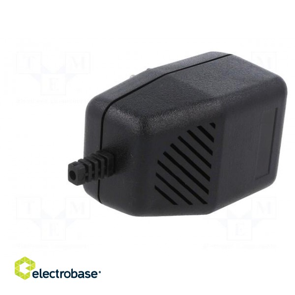 Enclosure: for power supplies | X: 56mm | Y: 83mm | Z: 46mm | ABS | black image 4