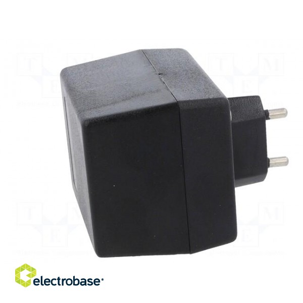 Enclosure: for power supplies | X: 58mm | Y: 73mm | Z: 52mm | ABS | black image 7