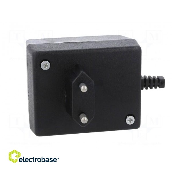 Enclosure: for power supplies | X: 58mm | Y: 73mm | Z: 52mm | ABS | black фото 9