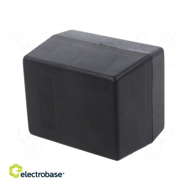 Enclosure: for power supplies | X: 58mm | Y: 73mm | Z: 52mm | ABS | black фото 6