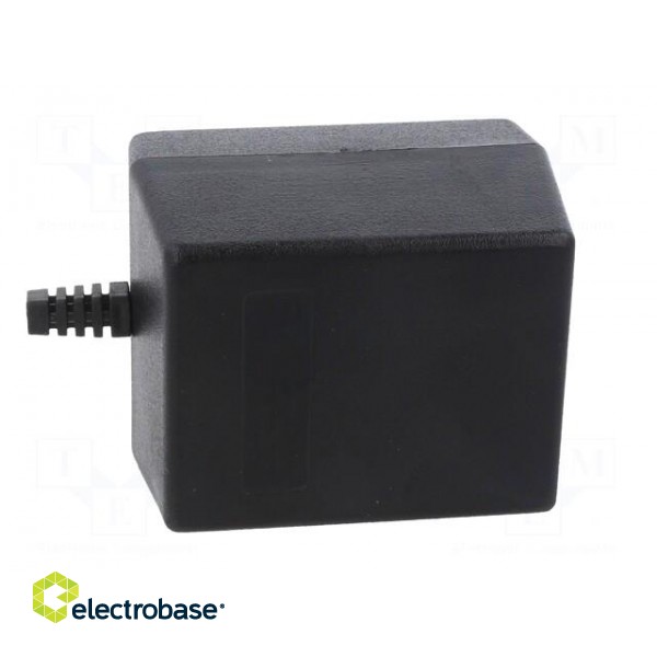 Enclosure: for power supplies | X: 58mm | Y: 73mm | Z: 52mm | ABS | black фото 5