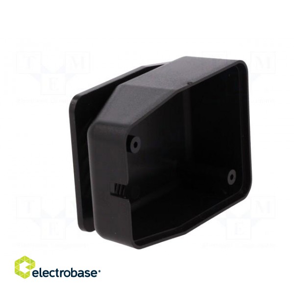 Enclosure: for power supplies | X: 60mm | Y: 85mm | Z: 32mm | ABS | black image 6