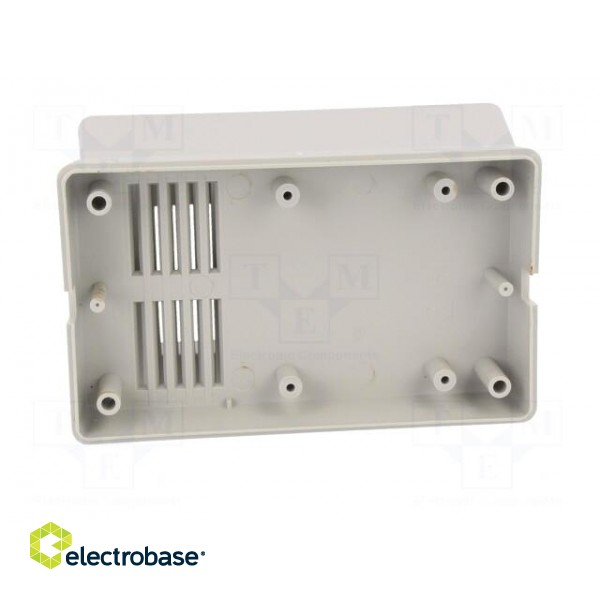 Enclosure: for power supplies | X: 65mm | Y: 132mm | Z: 78mm | ABS | grey image 4