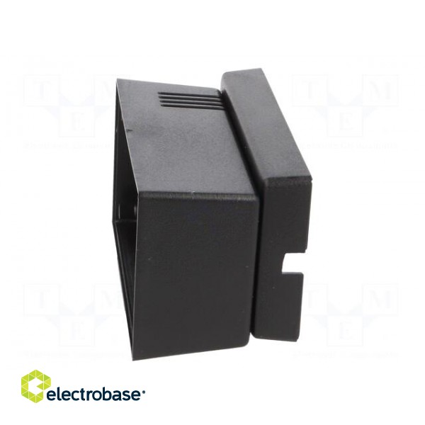 Enclosure: for power supplies | X: 69mm | Y: 114mm | Z: 63mm | black image 6