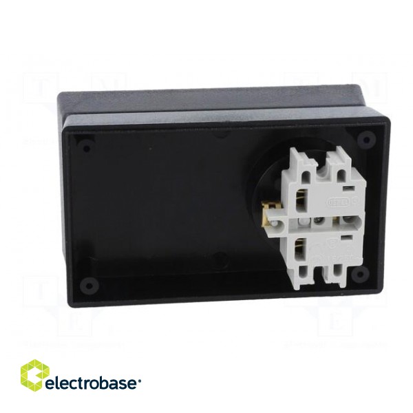 Enclosure: for power supplies | X: 71mm | Y: 120mm | Z: 45mm | ABS | black фото 7