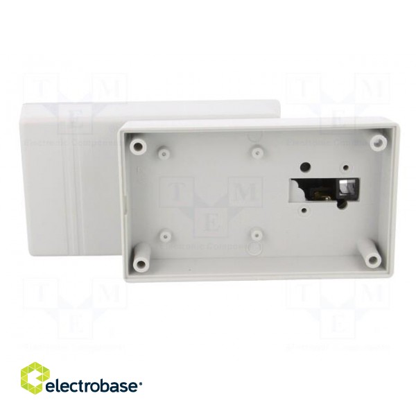 Enclosure: for power supplies | X: 71mm | Y: 120mm | Z: 45mm | grey image 7