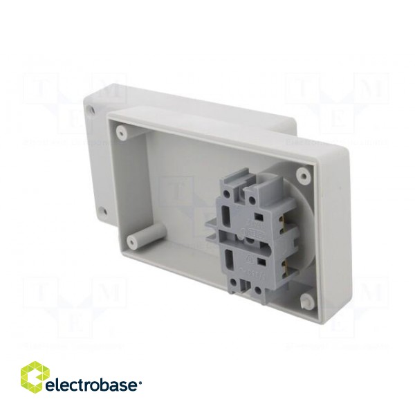 Enclosure: for power supplies | X: 71mm | Y: 120mm | Z: 45mm | grey фото 8