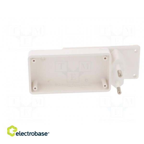 Enclosure: for power supplies | X: 78.5mm | Y: 40mm | Z: 21mm | ABS image 4