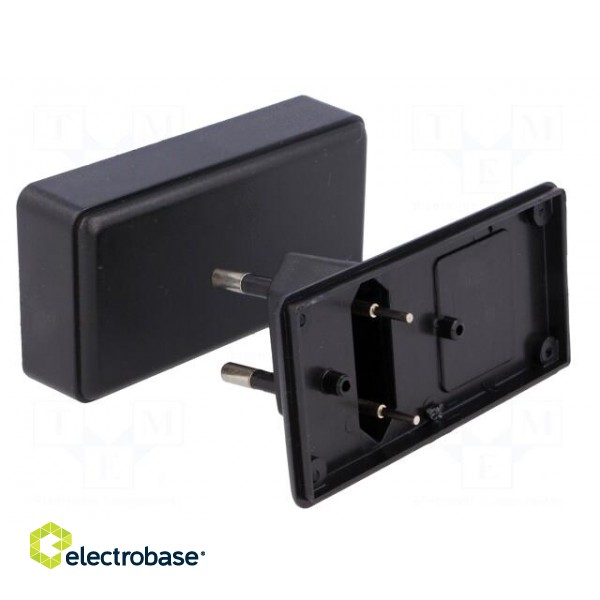 Enclosure: for power supplies | X: 78.5mm | Y: 40mm | Z: 21mm | ABS image 6