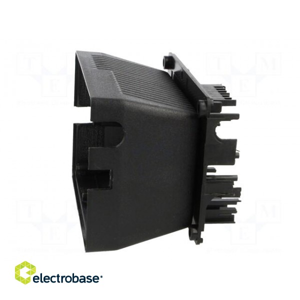 Enclosure: for power supplies | X: 97mm | Y: 137mm | Z: 67mm | ABS | black image 10