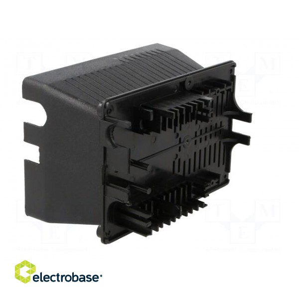 Enclosure: for power supplies | X: 97mm | Y: 137mm | Z: 67mm | ABS | black фото 3
