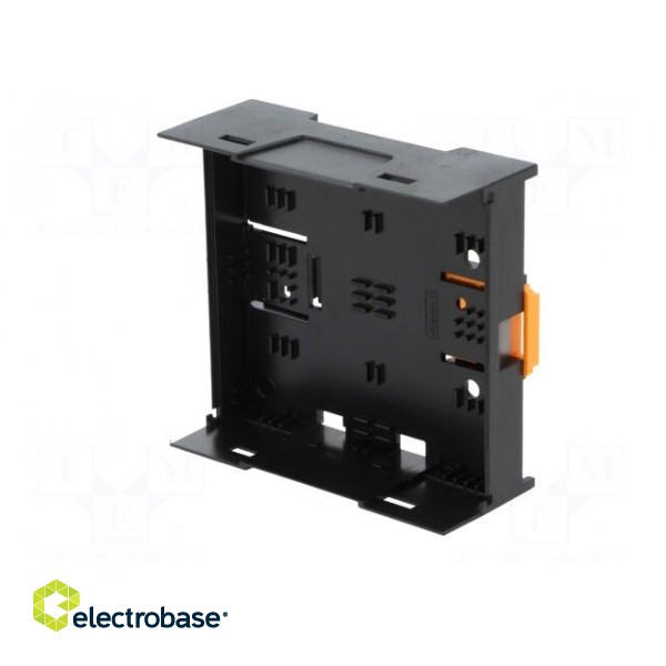 Enclosure: enclosure base | 70mm | ABS | black | UL94HB image 2