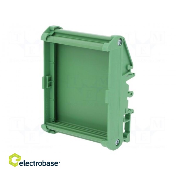 Enclosure: enclosure base | Y: 72mm | X: 60mm | Z: 28.7mm | green image 1
