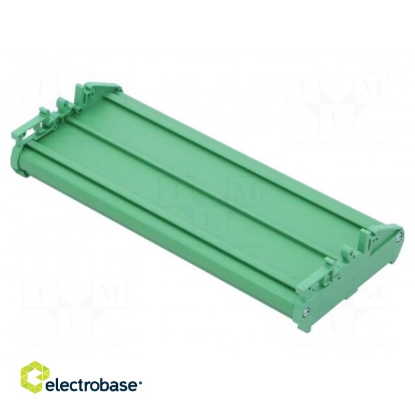 Enclosure: enclosure base | Y: 72mm | X: 250mm | Z: 28.7mm | green