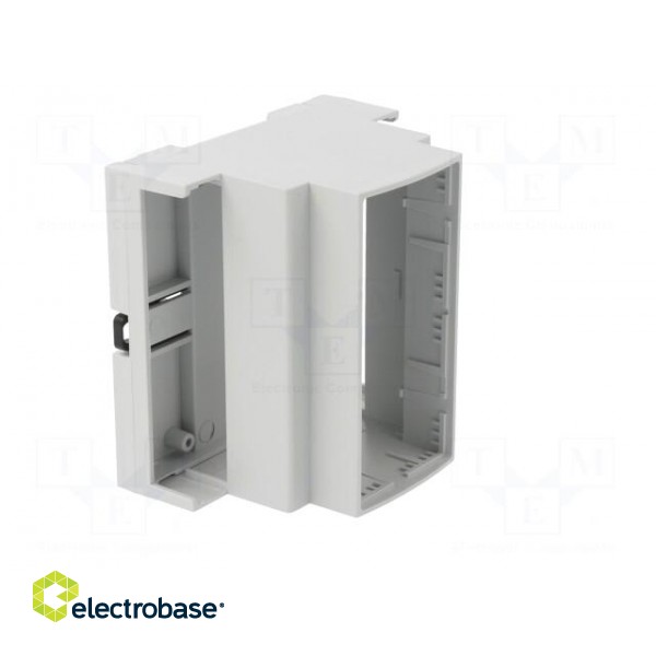 Enclosure: for DIN rail mounting | ABS | grey | No.of mod: 5 | UL94V-0 image 8