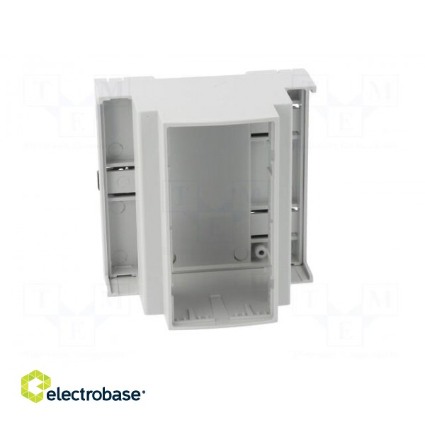 Enclosure: for DIN rail mounting | ABS | grey | No.of mod: 5 | UL94V-0 image 9